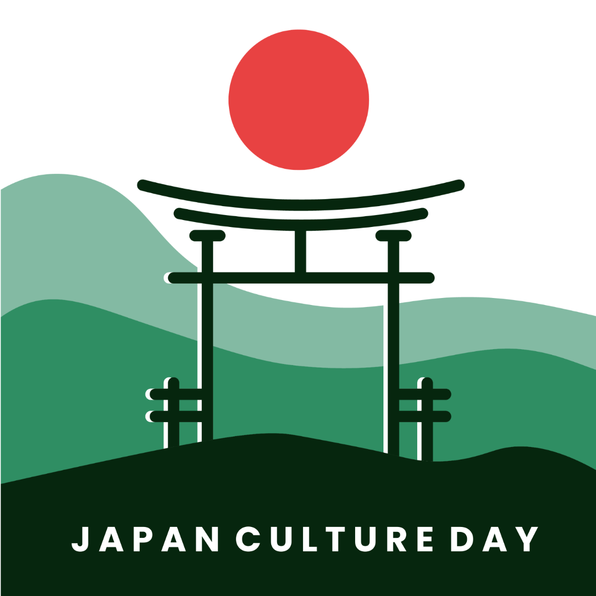 Japan Culture Day Vector Template