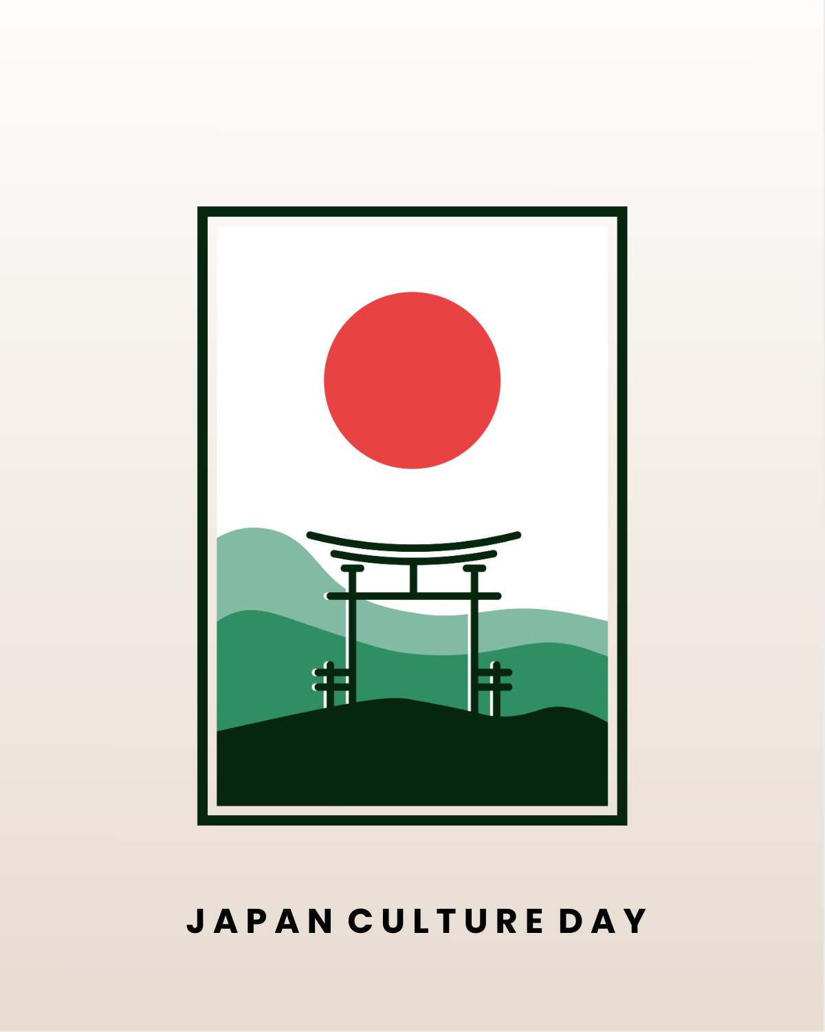 Japan Culture Day Facebook Post Template