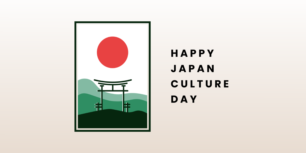 Free Japan Culture Day X Post Template