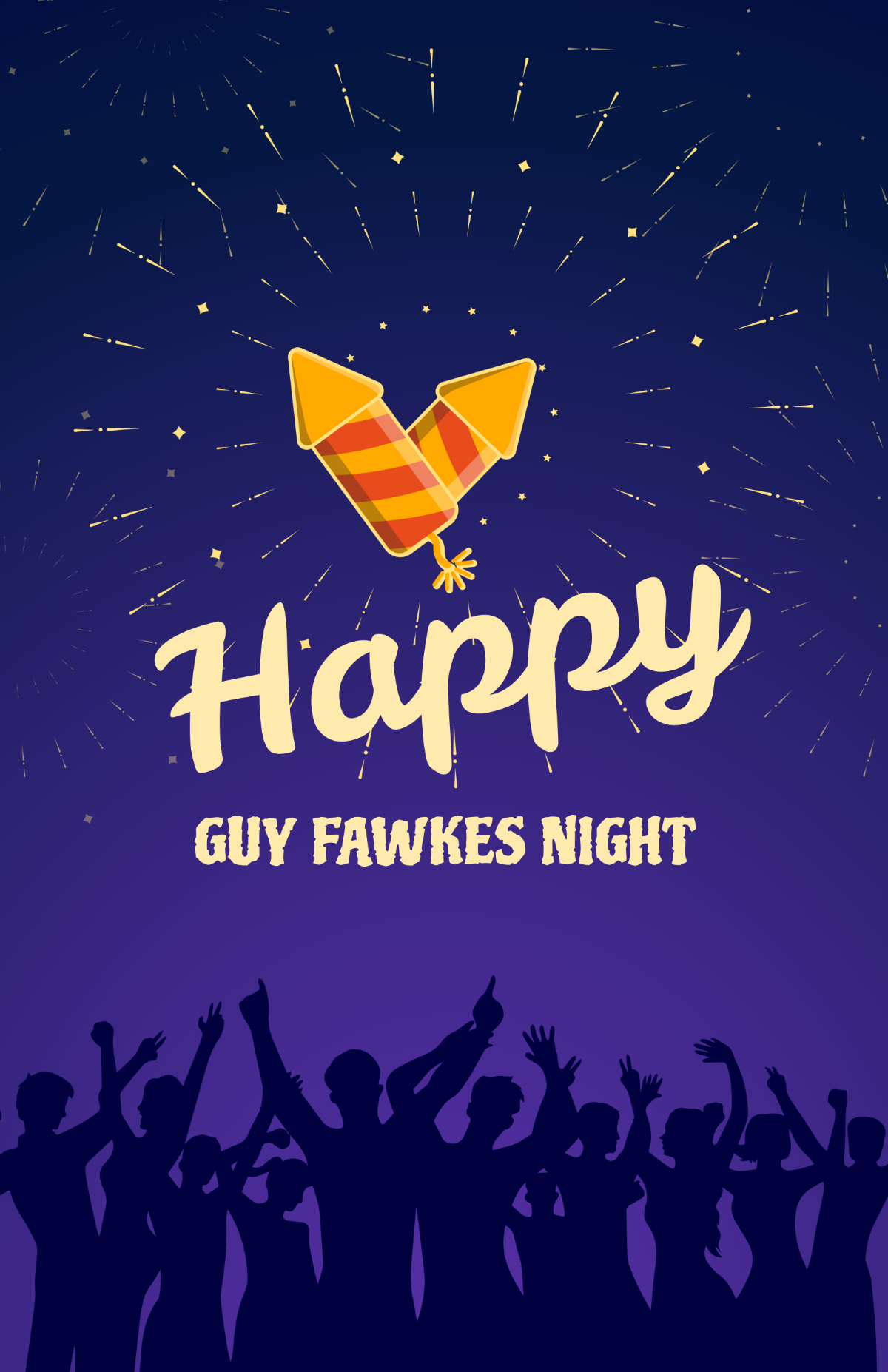 Free Guy Fawkes Night Poster Template