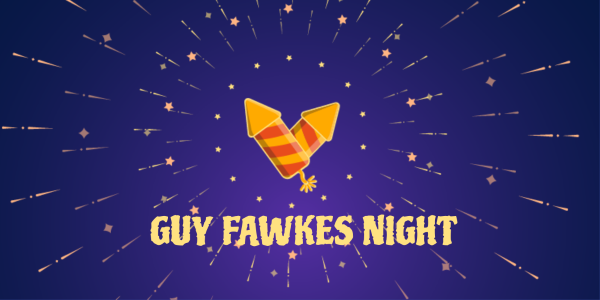 Free Guy Fawkes Night Blog Banner Template