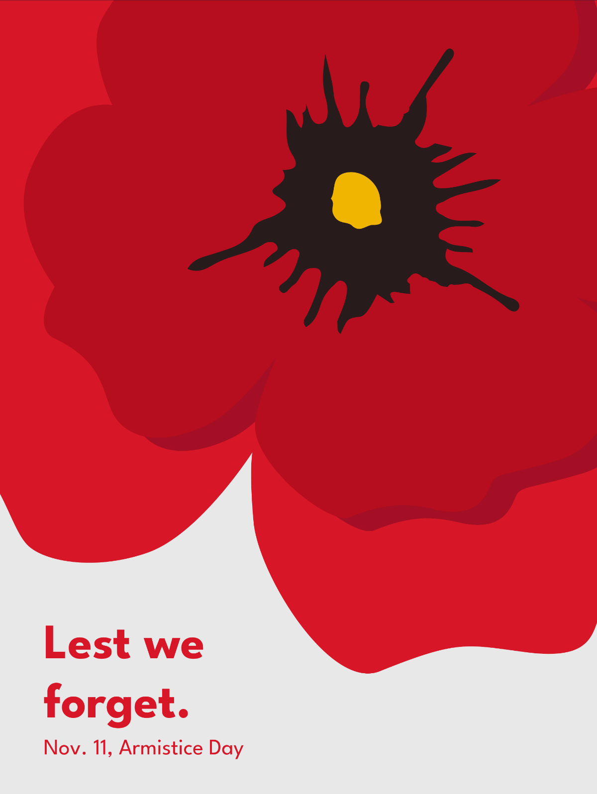 Free Armistice Day Threads Post Template