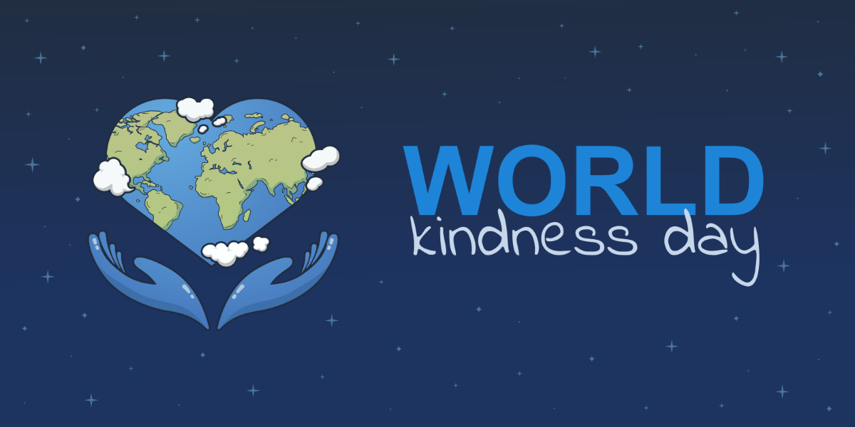 Free World Kindness Day Blog Banner Template