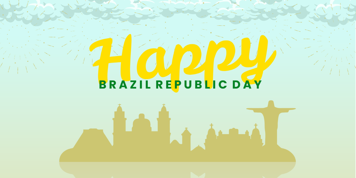 Free Brazil Republic Day Blog Banner Template