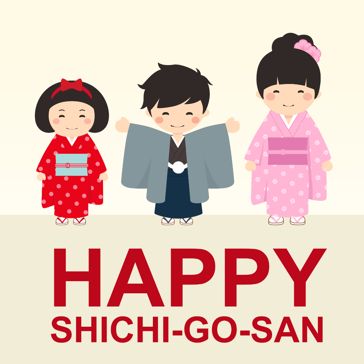 Shichi-Go-San Instagram Post Template