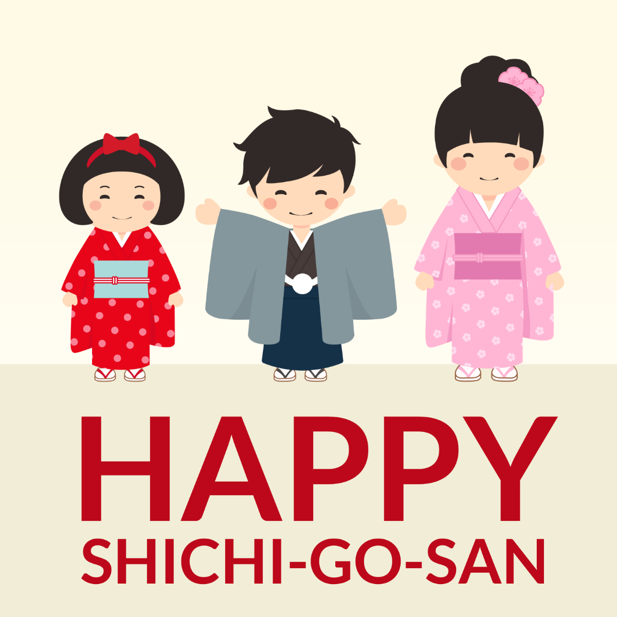 Free Shichi-Go-San LinkedIn Post Template