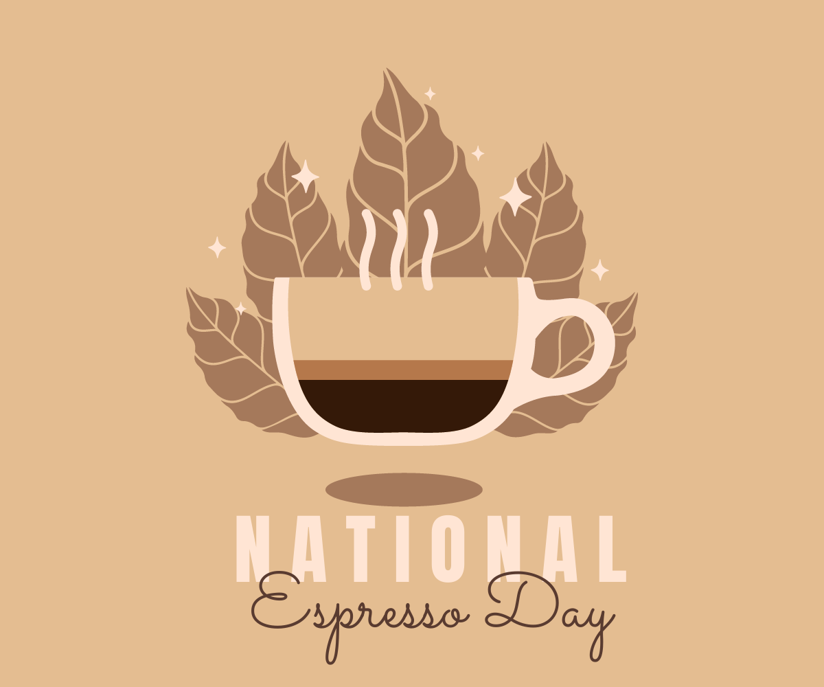 Free National Espresso Day Ad Banner Template