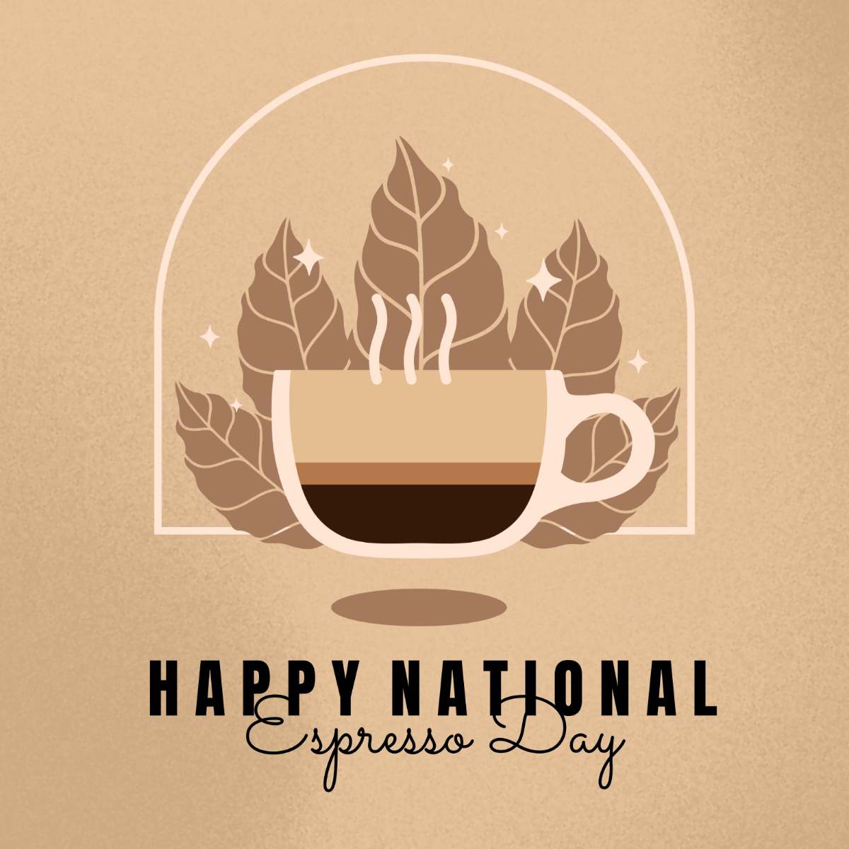 National Espresso Day LinkedIn Post Template
