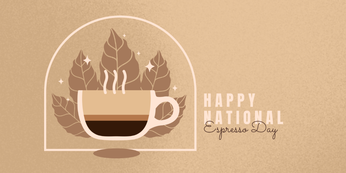 Free National Espresso Day Blog Banner Template