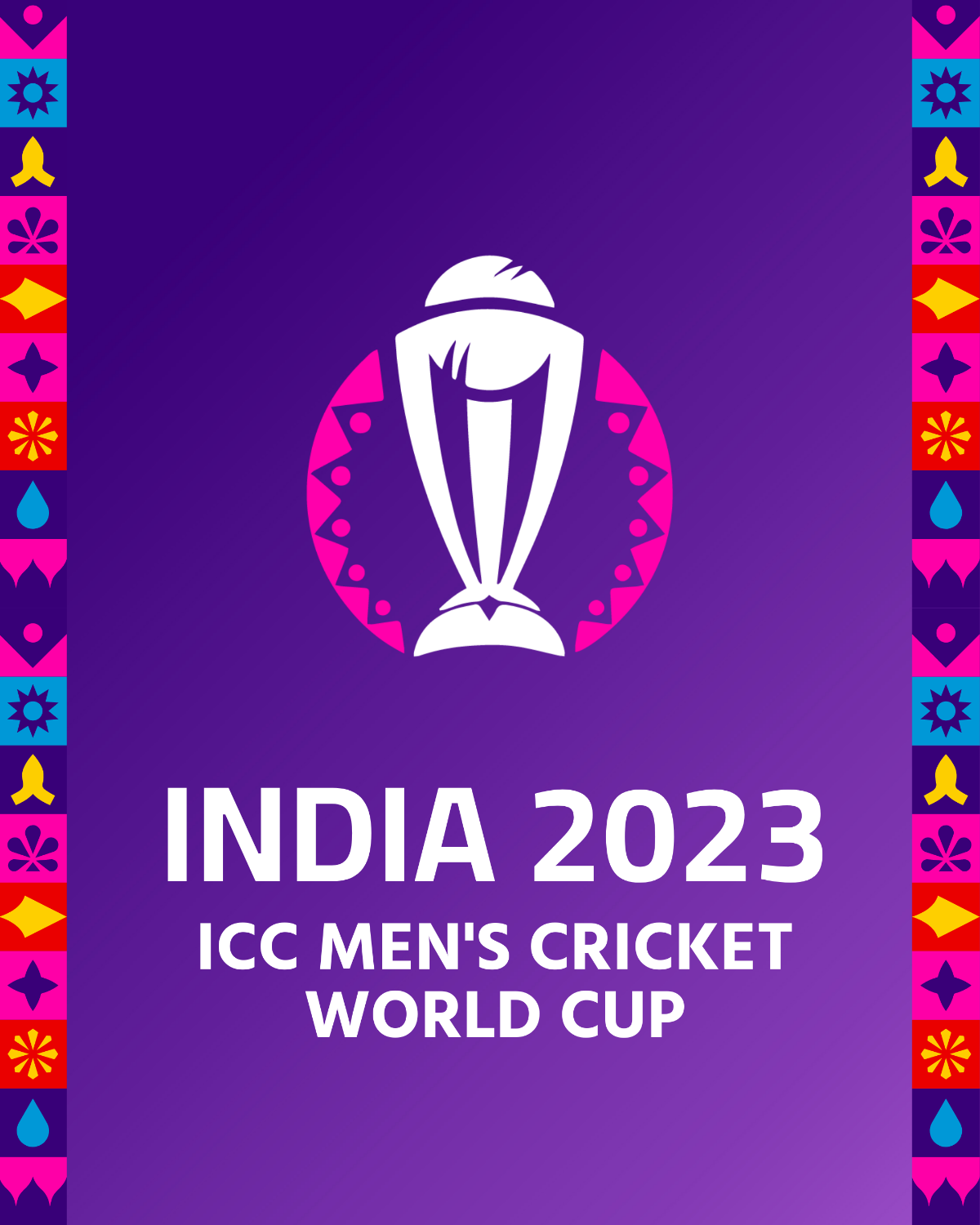 Free 2023 ICC Men's Cricket World Cup WhatsApp Post Template