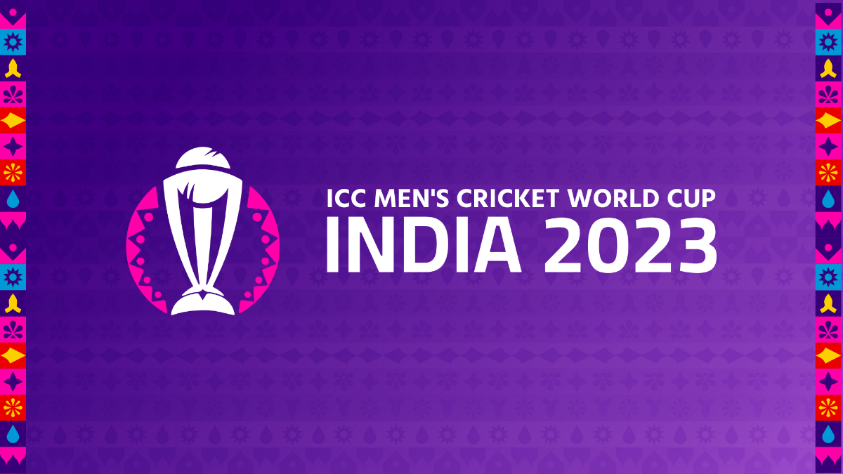 2023 ICC Men's Cricket World Cup Background Template