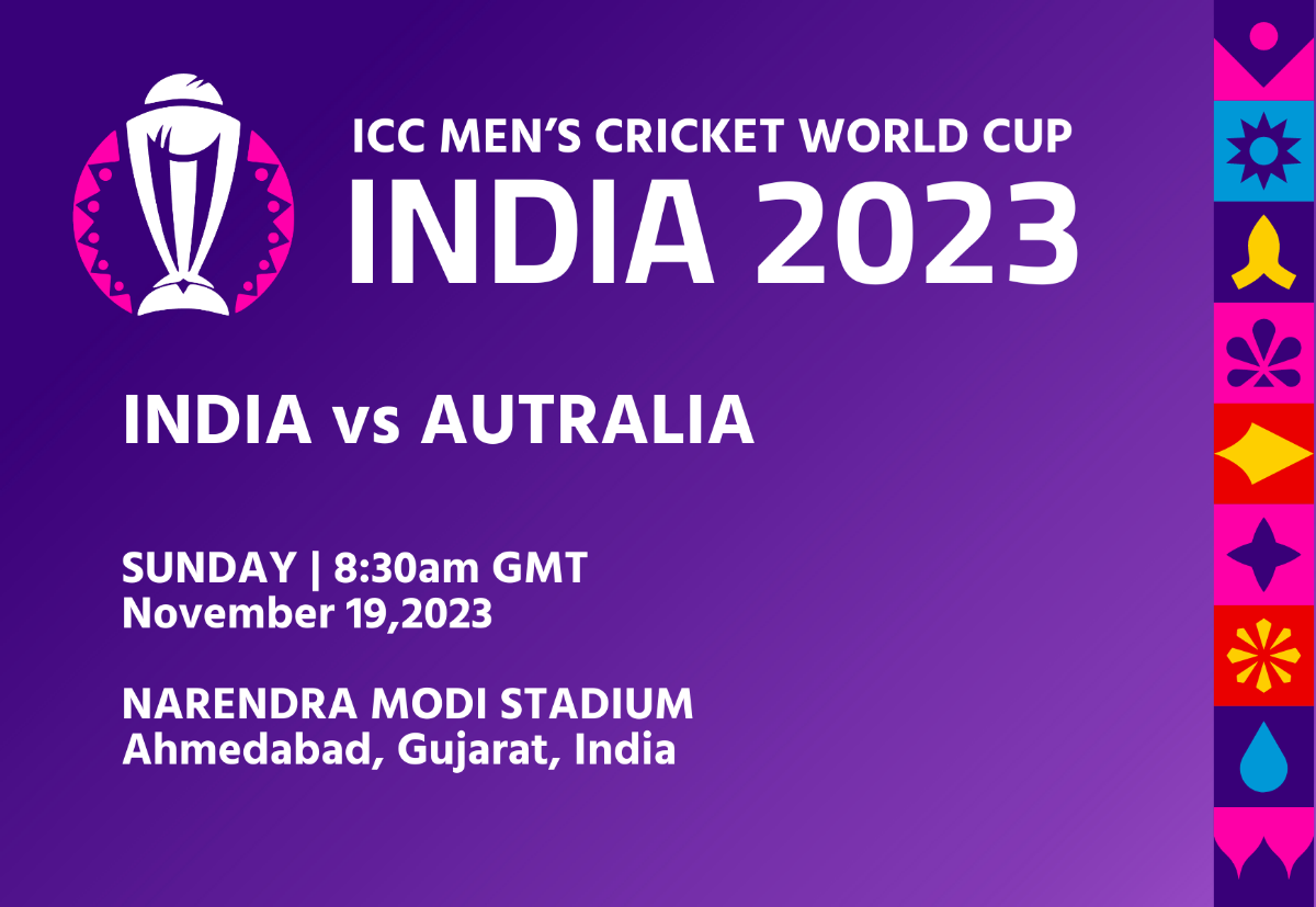 2023 ICC Men's Cricket World Cup Card Template