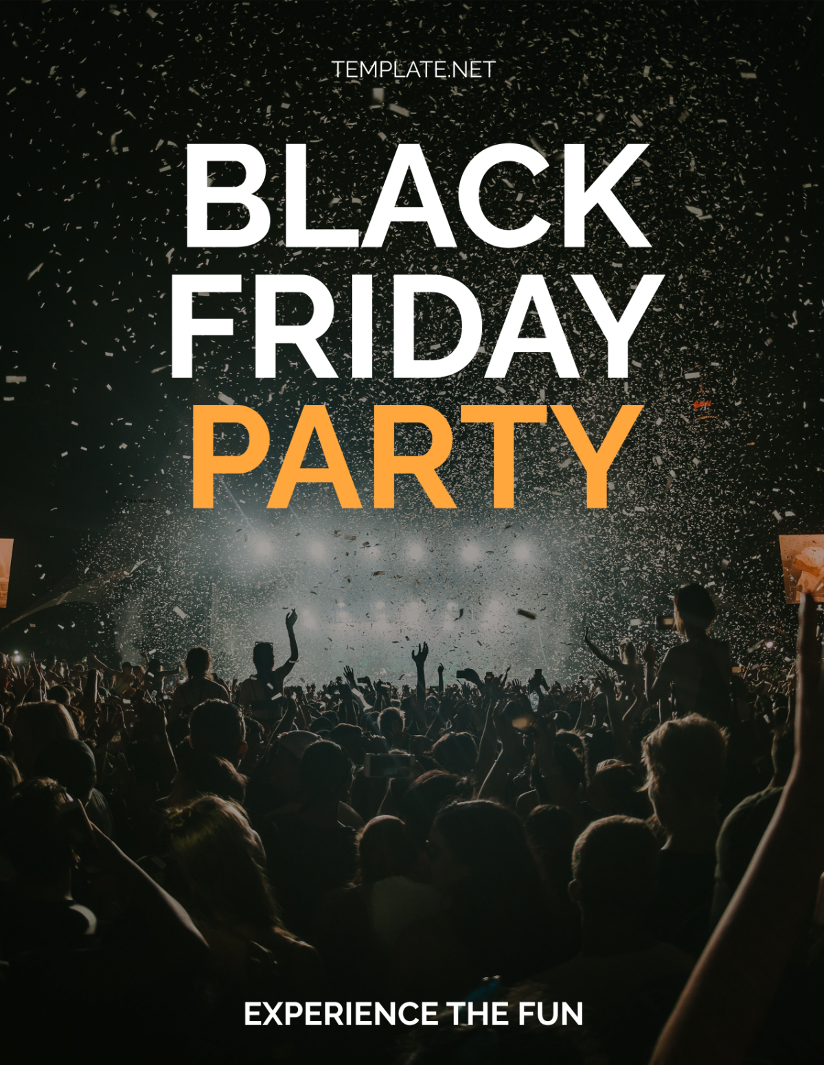 Black Friday Party Flyer Template - Edit Online & Download