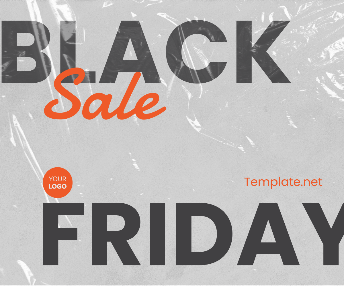 Simple Modern Black Friday Sale Template