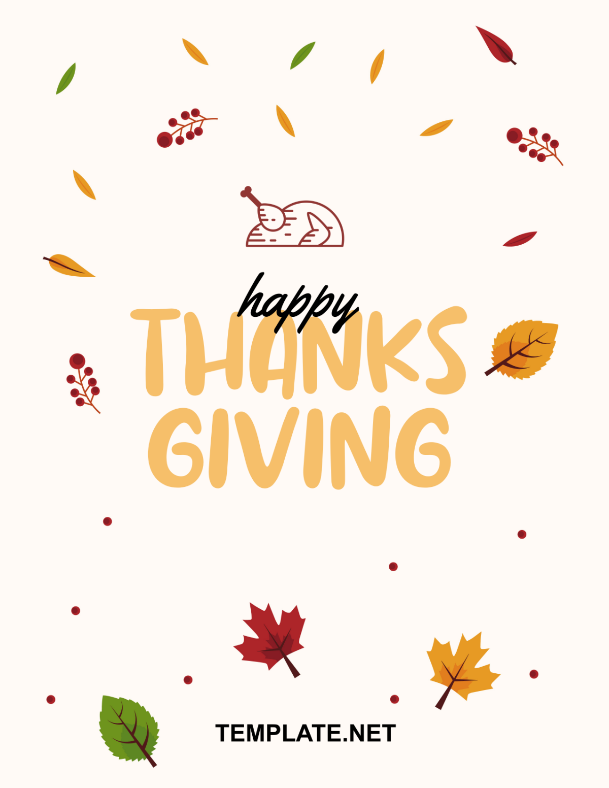 Thanksgiving Flyer Template Edit Online Download Example Template