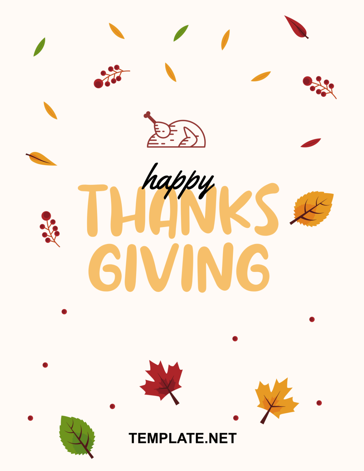 Free Thanksgiving Flyer Template