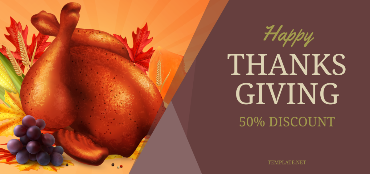Thanksgiving Coupon Template
