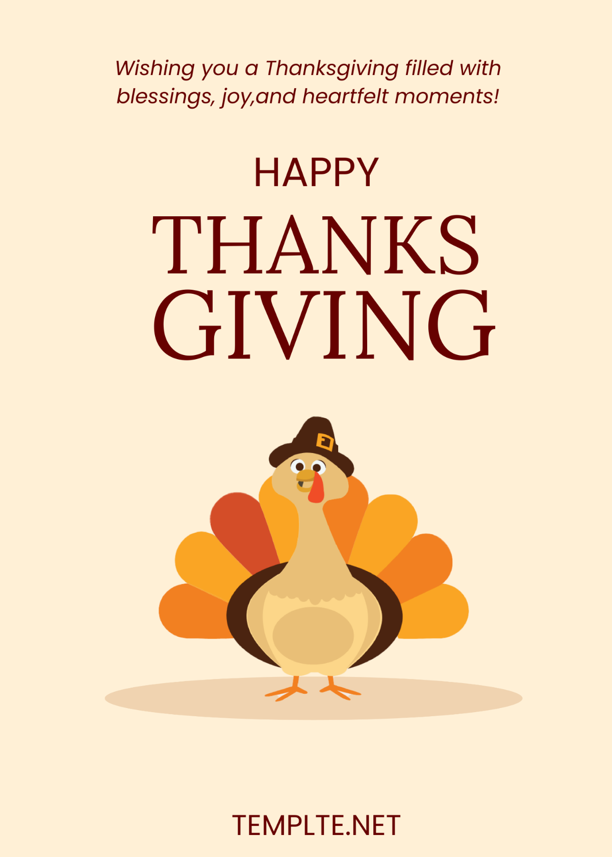 Thanksgiving Day 2023 Greeting Template
