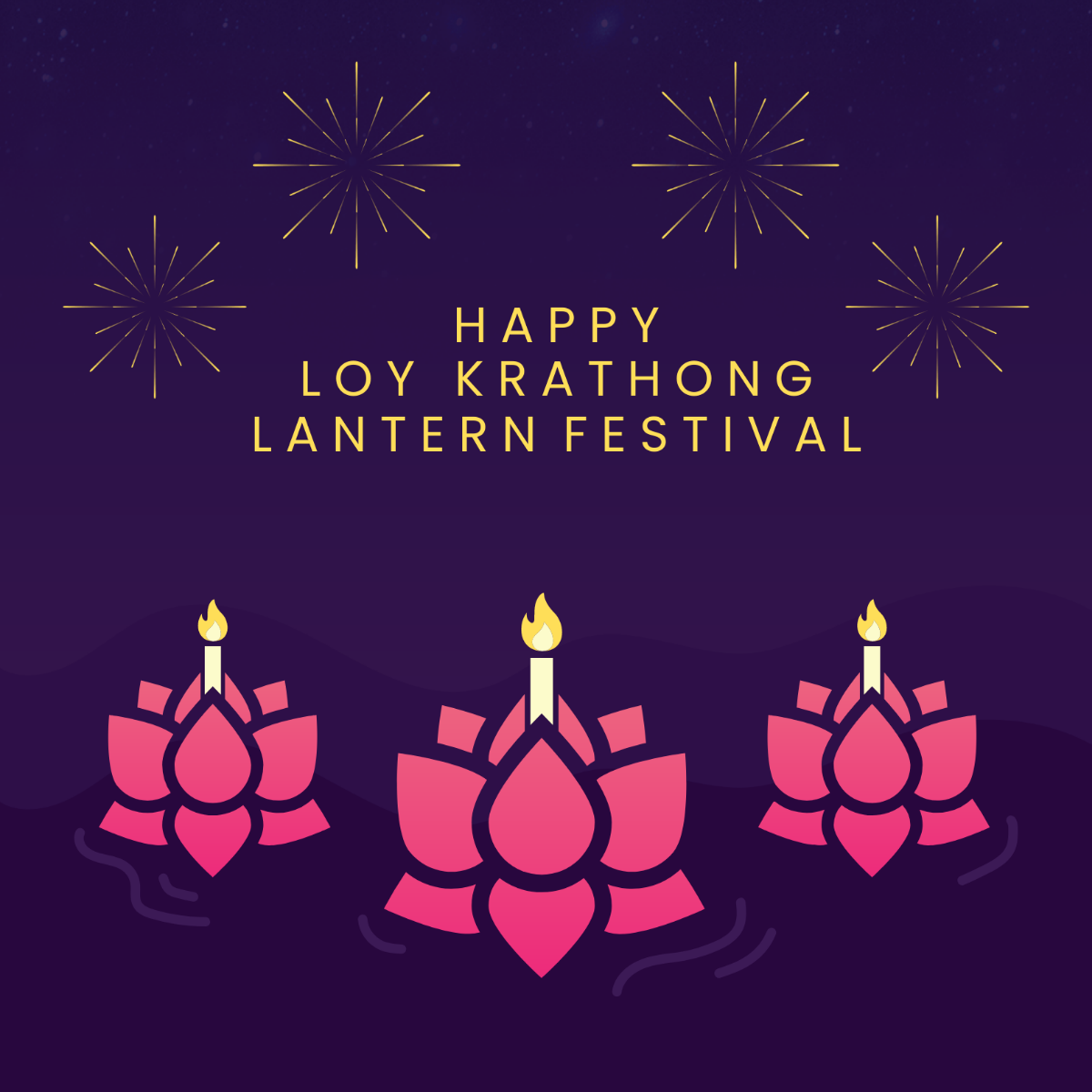 Loy Krathong Lantern Festival LinkedIn Post