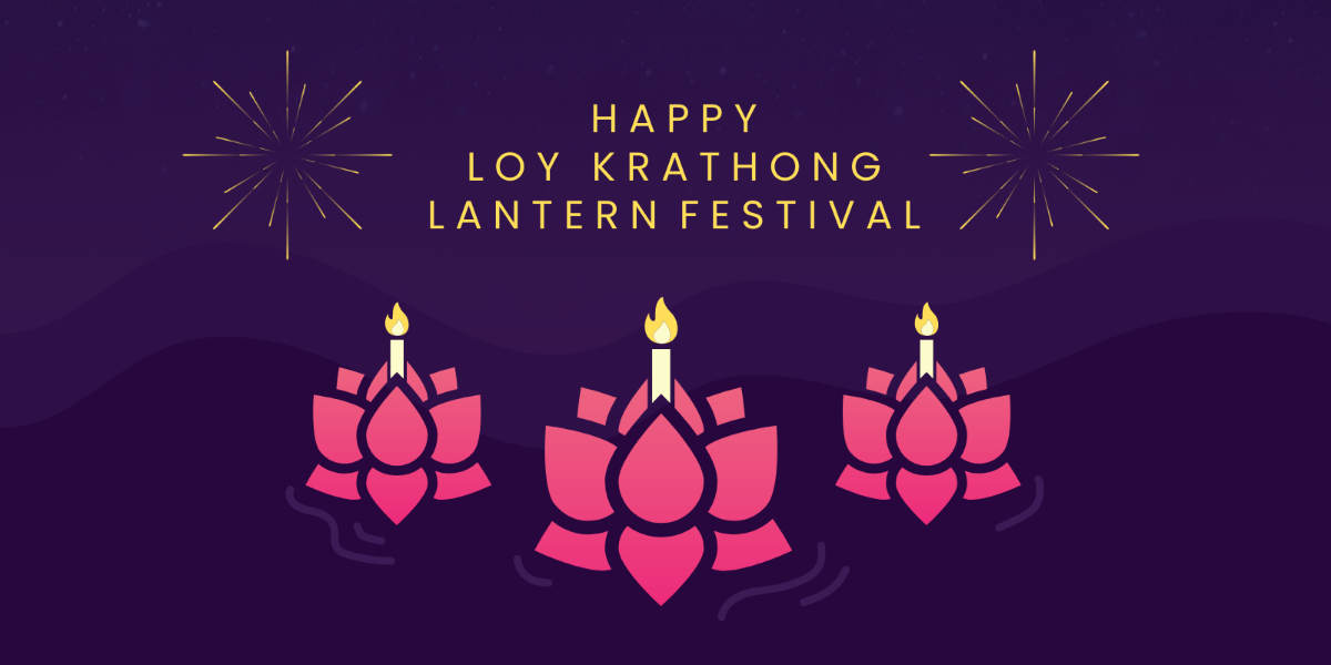 Loy Krathong Lantern Festival Blog Banner