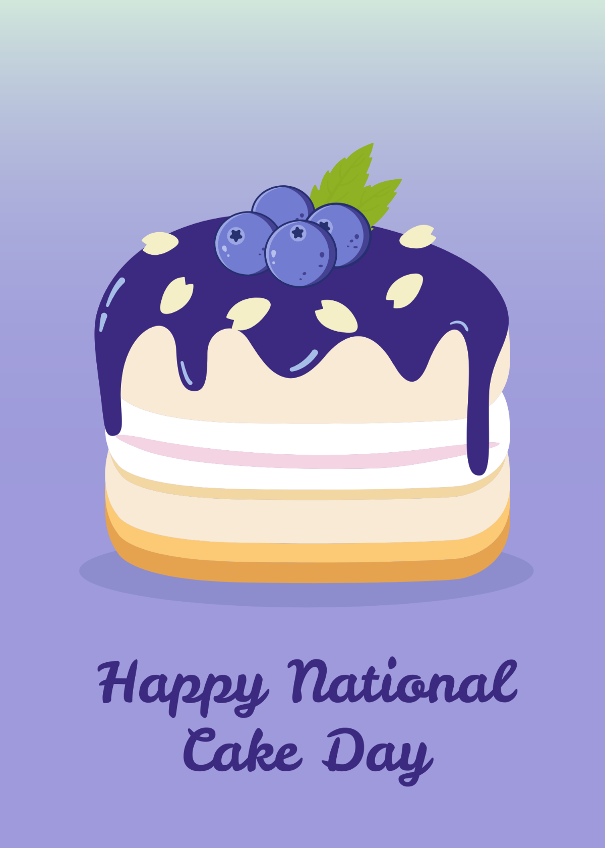National Cake Day Greeting Card
