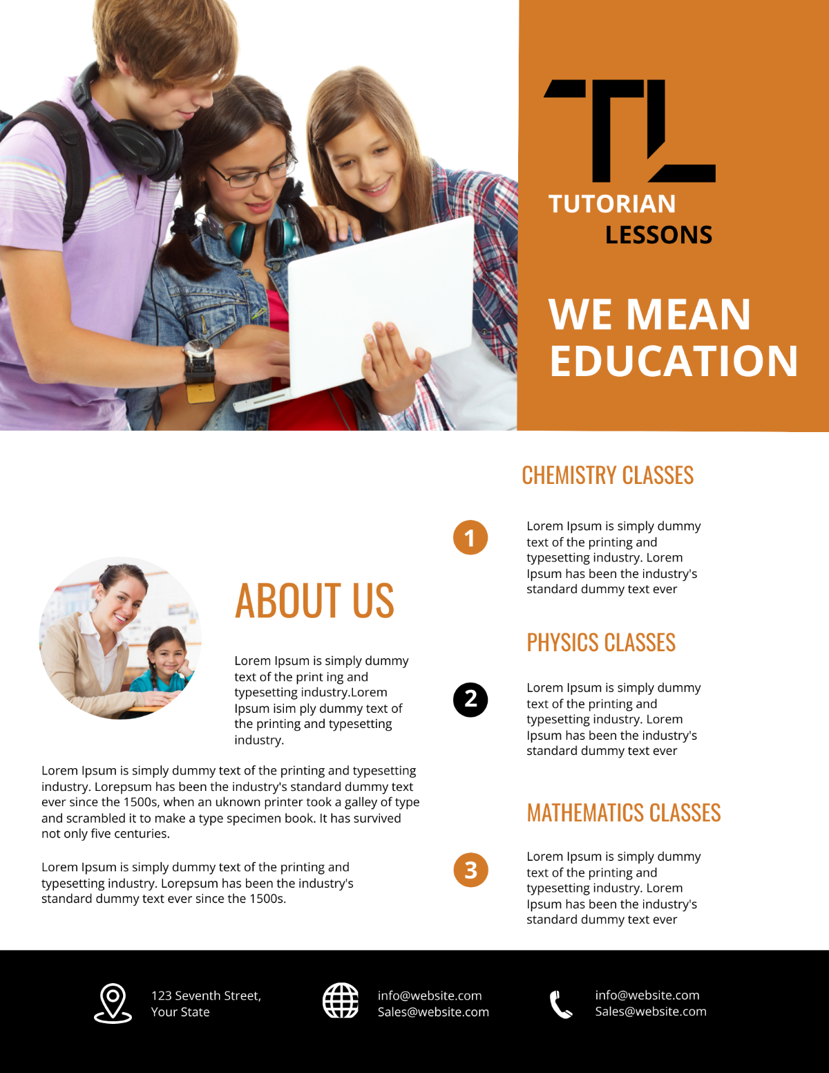 Academic Tutoring Flyer Template - Edit Online & Download