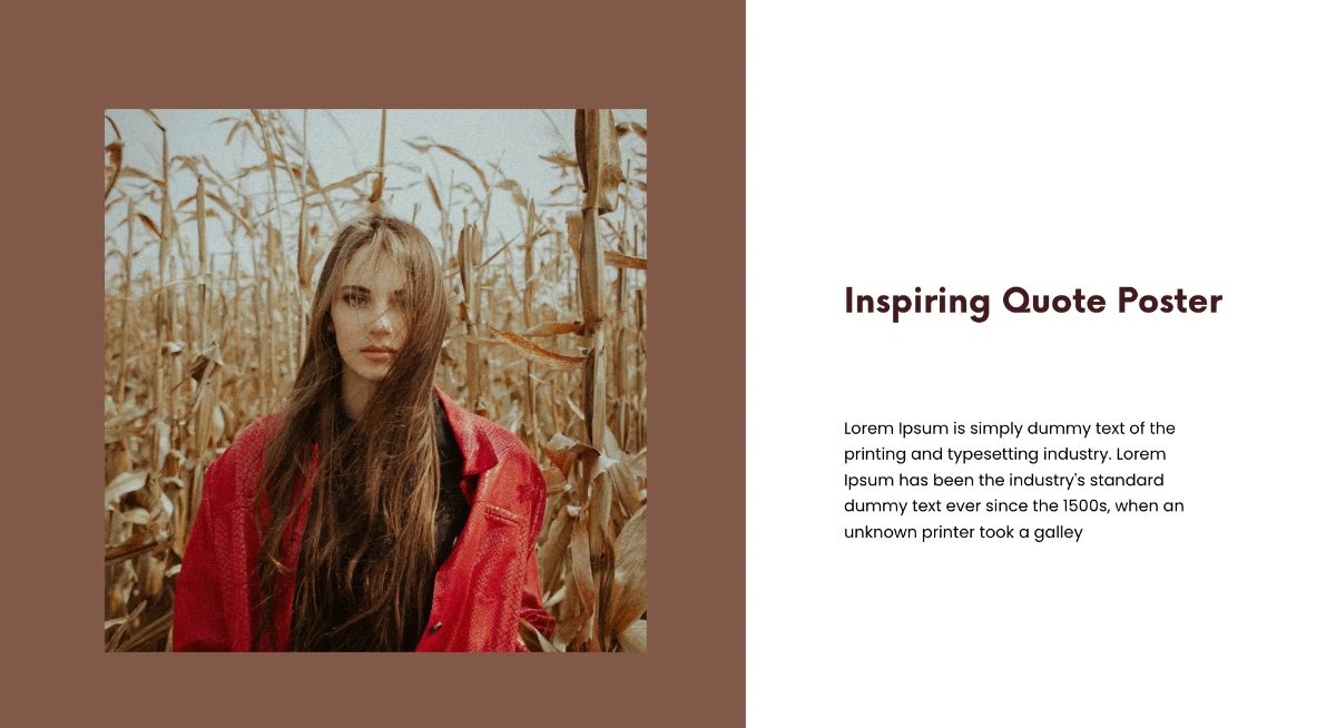 Free Poster Powerpoint Template to Edit Online