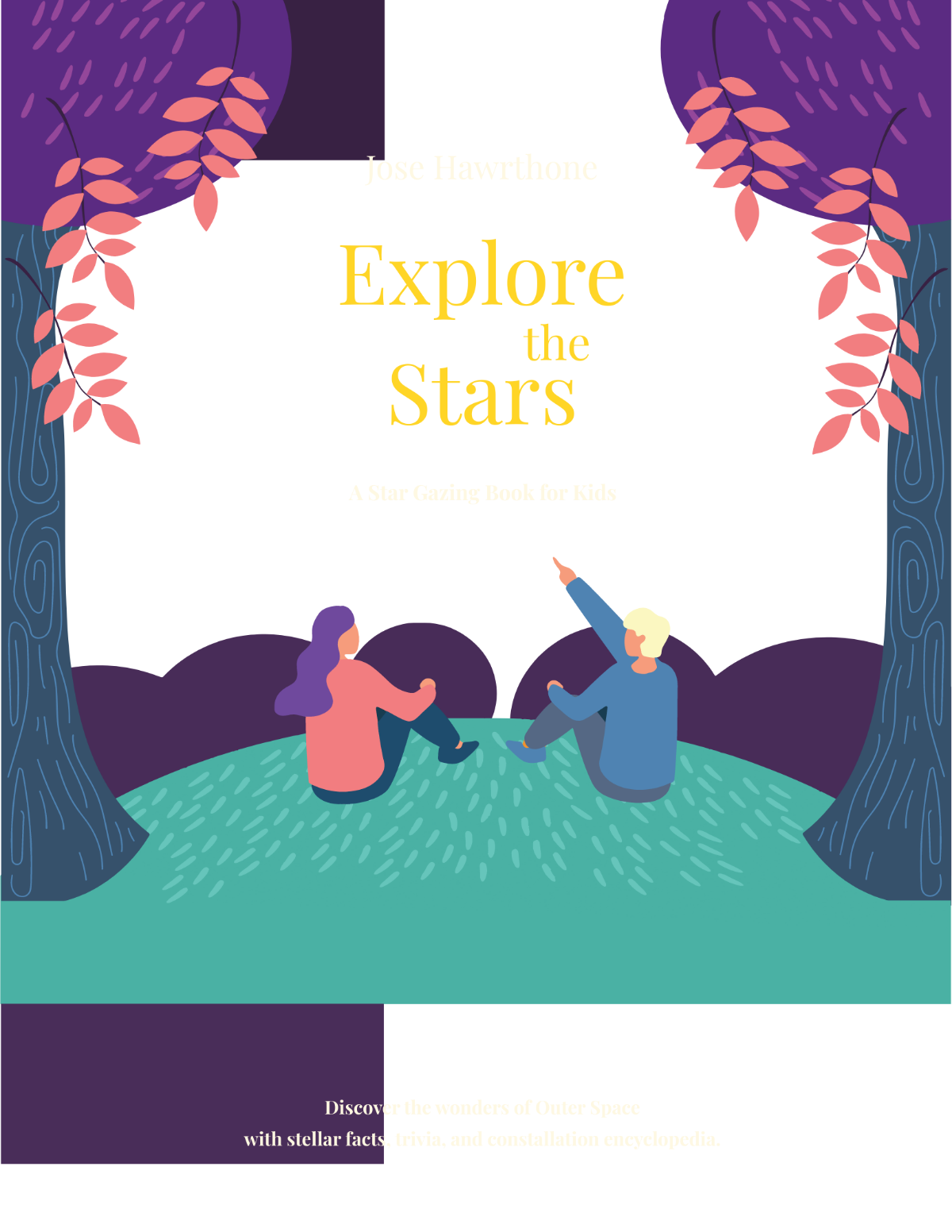 Children's Education Book Cover Template
