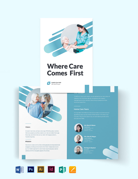 24 Home Care Brochure Templates Samples Examples Formats Free And Premium Templates