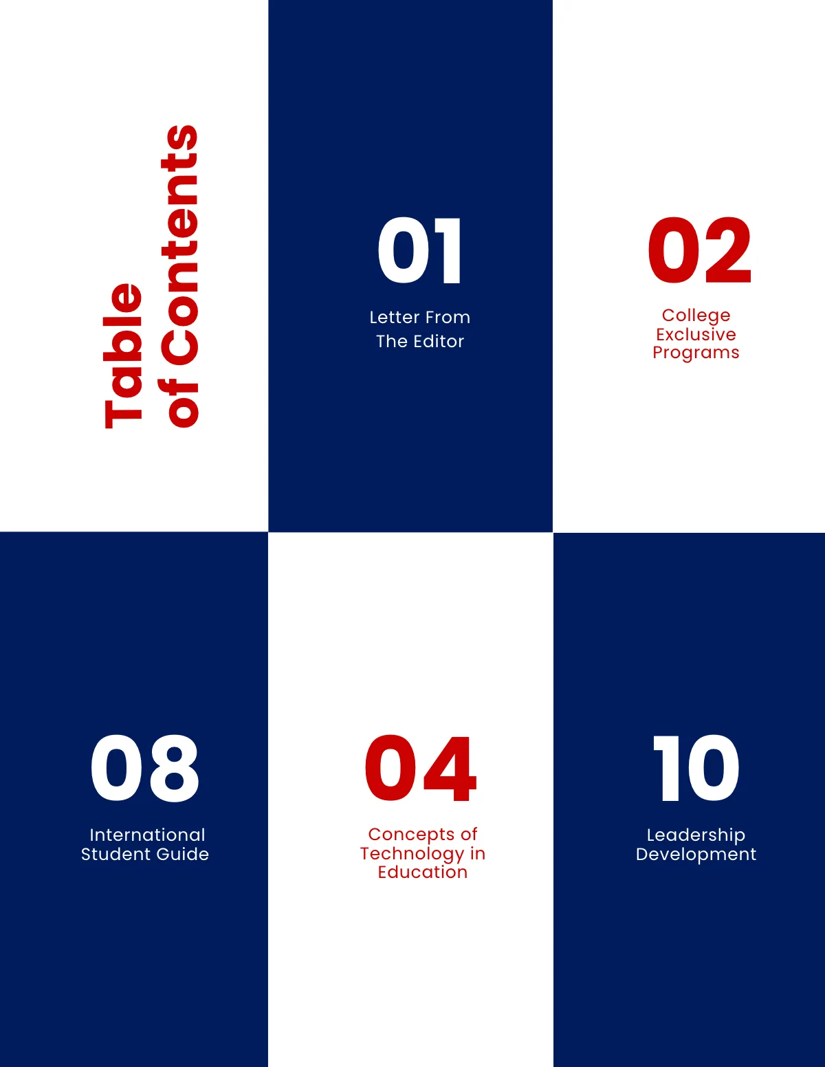 Free Educational Magazine Template to Edit Online