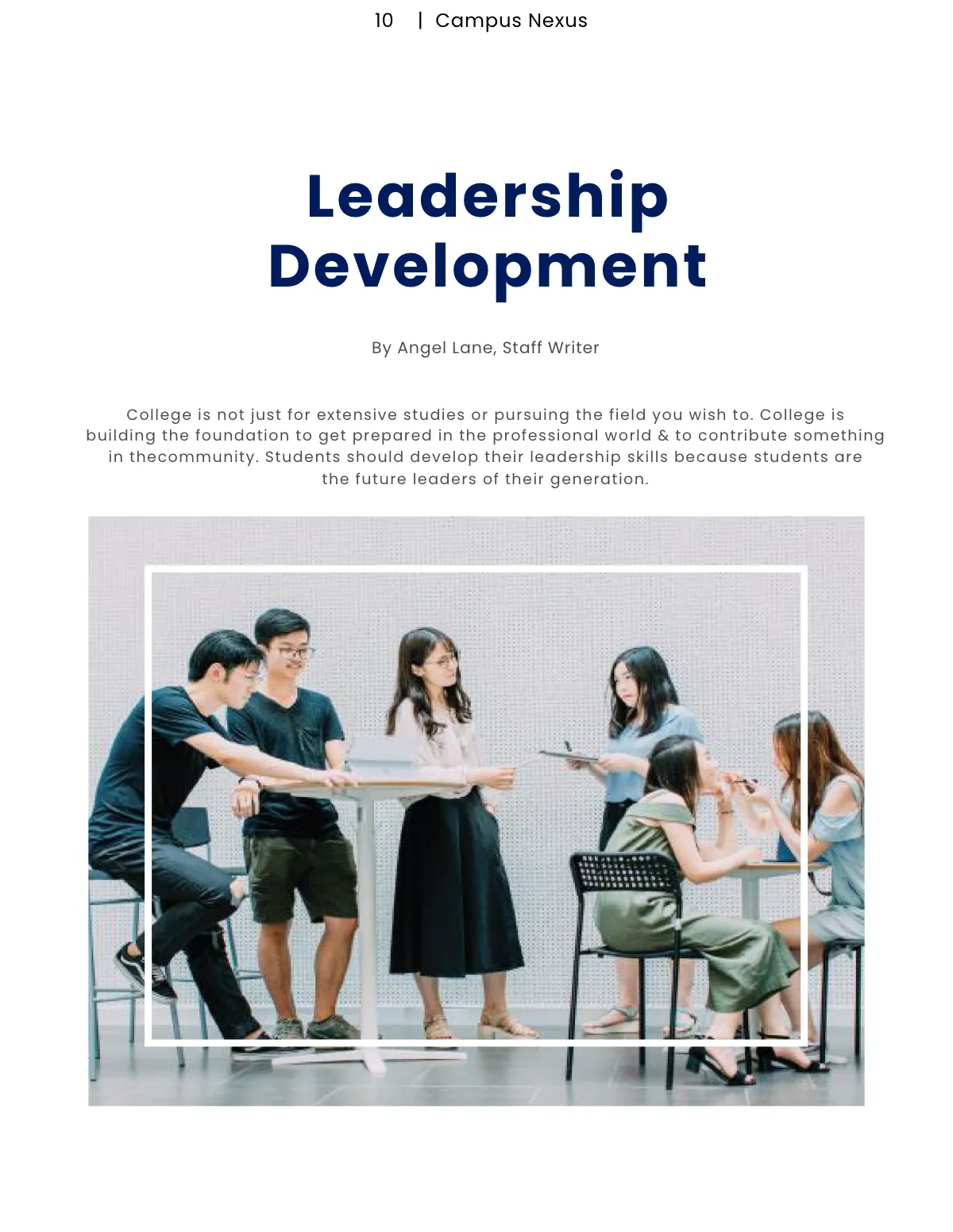 Free Educational Magazine Template to Edit Online