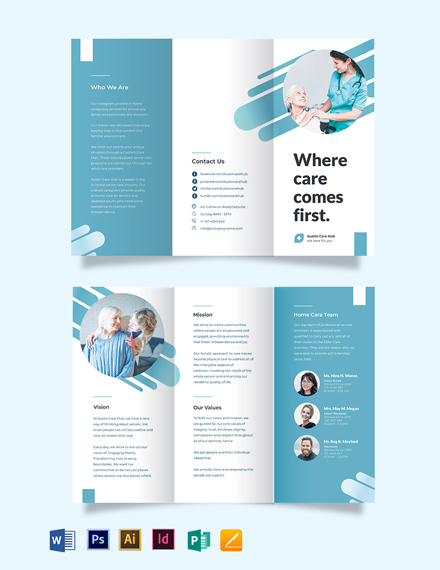 24+ Home Care Brochure Templates - Samples, Examples, Formats