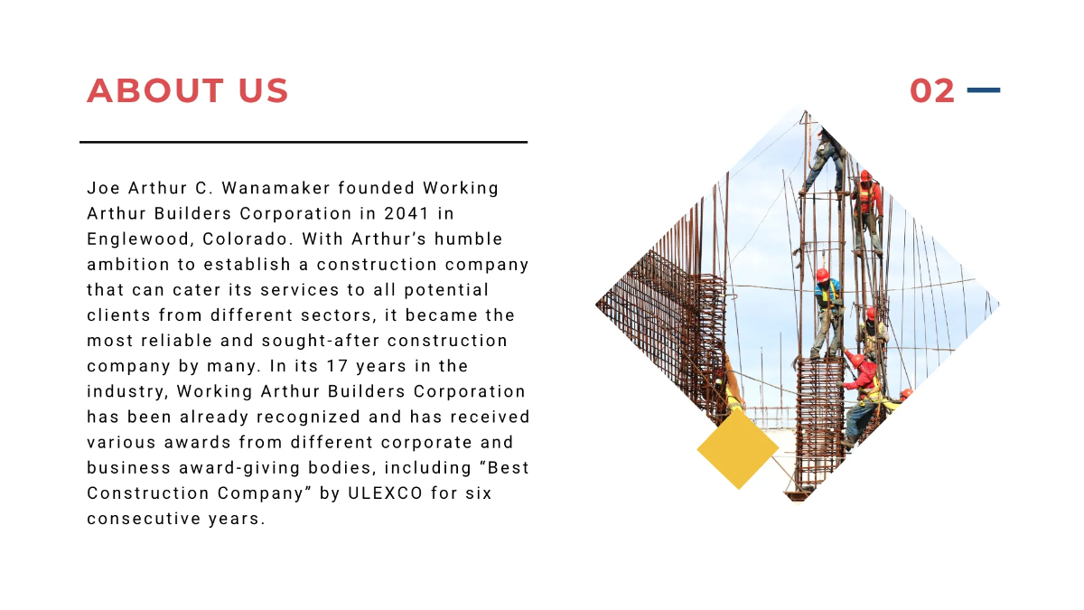 Free Simple Construction Template to Edit Online