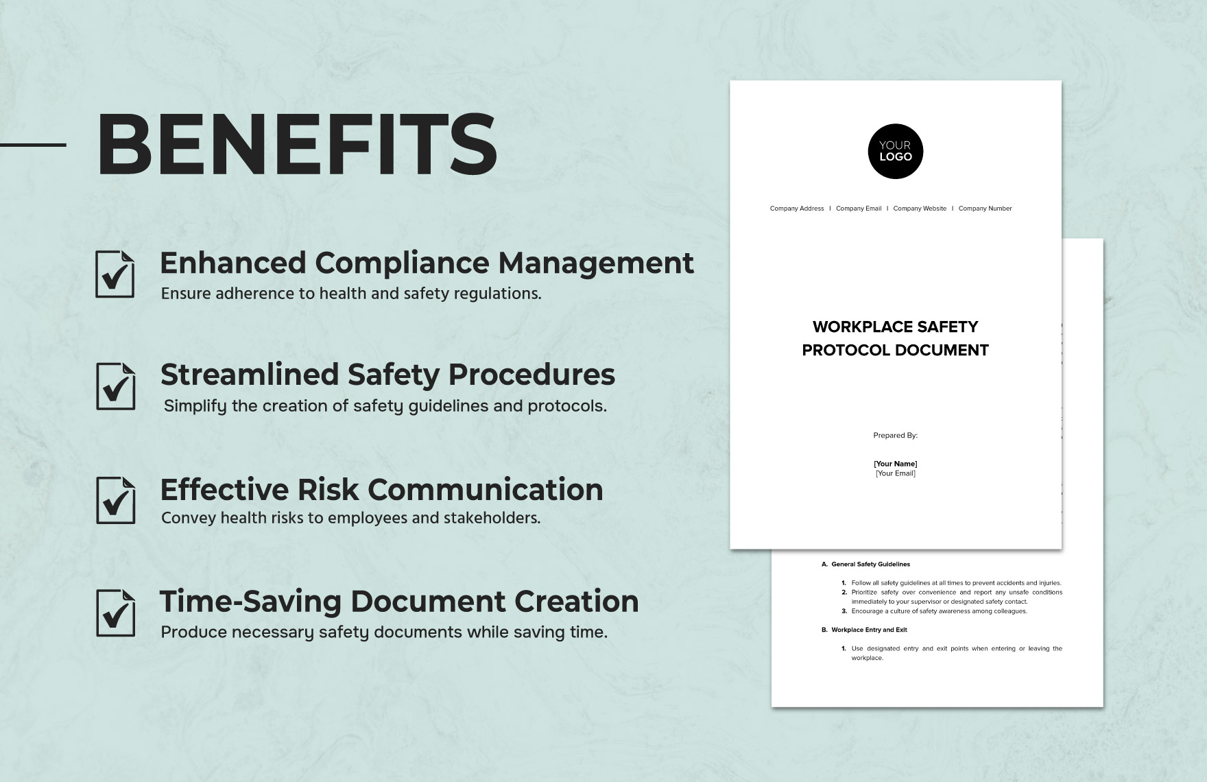 Workplace Safety Protocol Document Template