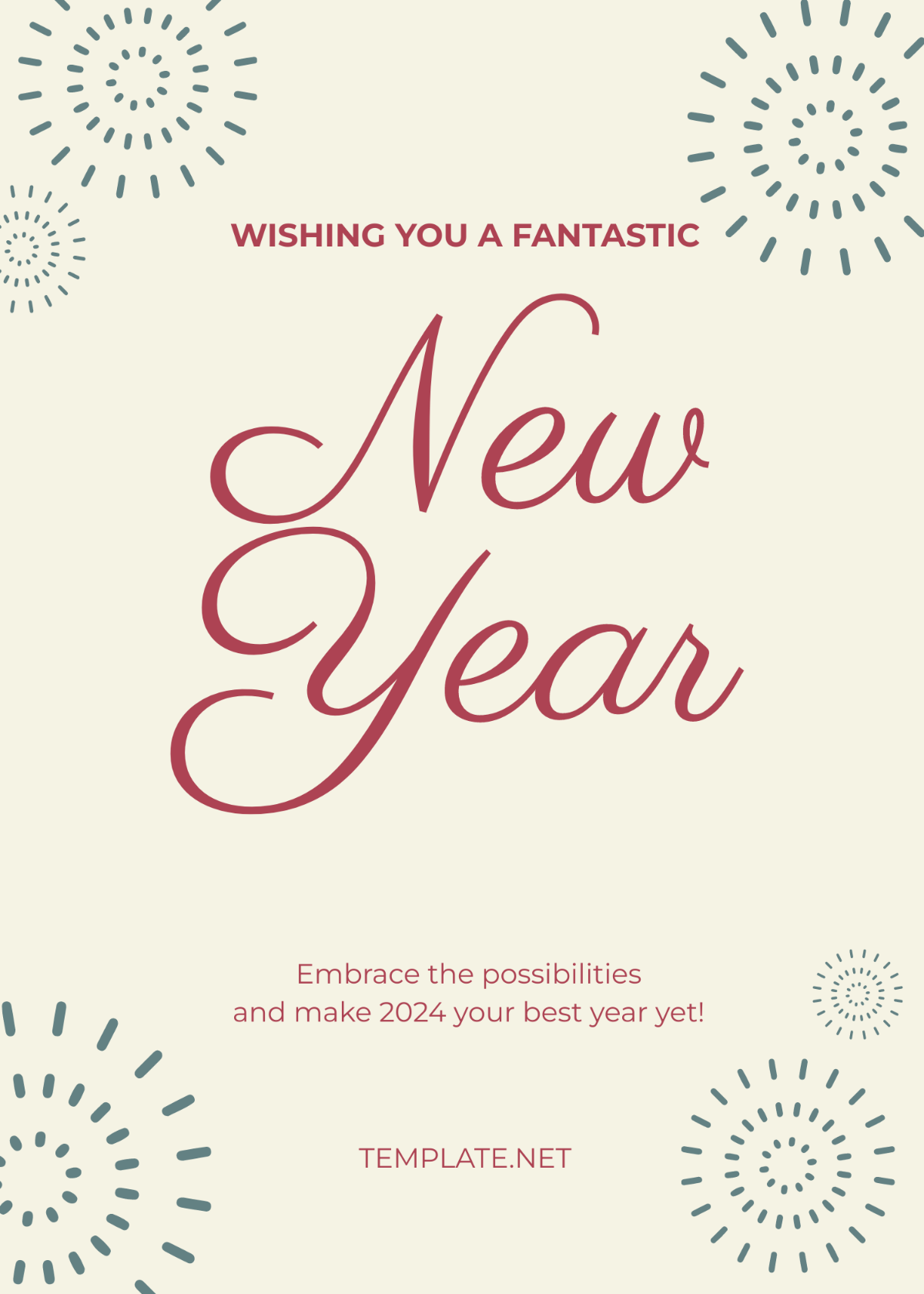 New Year Greeting Email