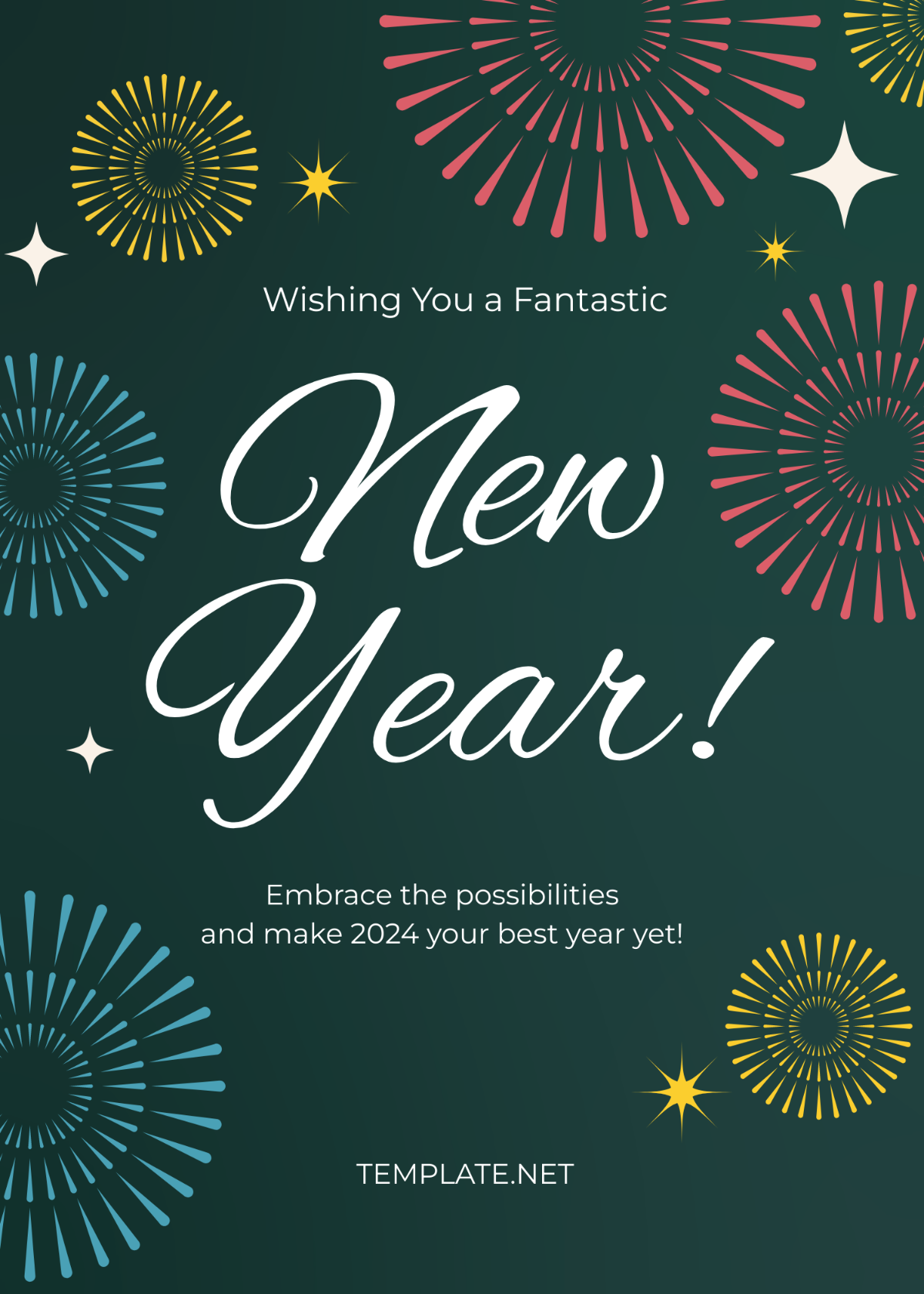 New Year Greeting Business Email Template