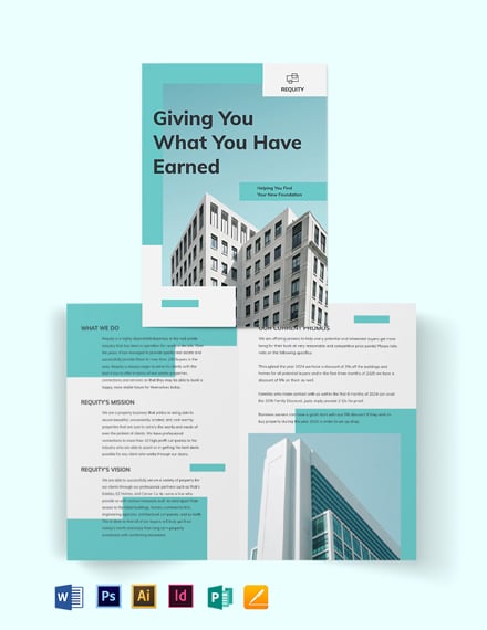 property-agentagency-bi-fold-brochure-template