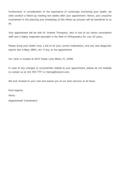Free Eye Doctor Appointment Note Template to Edit Online