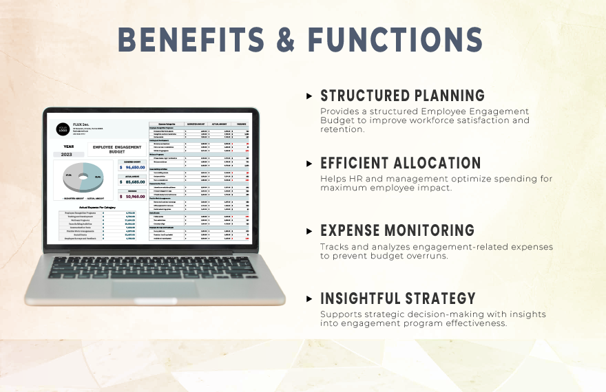 Employee Engagement Budget Template
