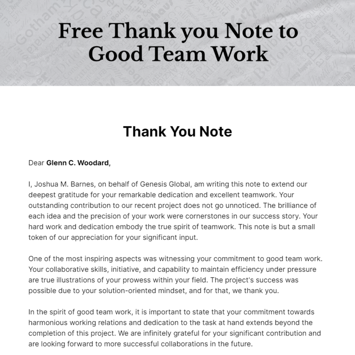 FREE Thank You Note Templates - Edit Online & Download | Template.net