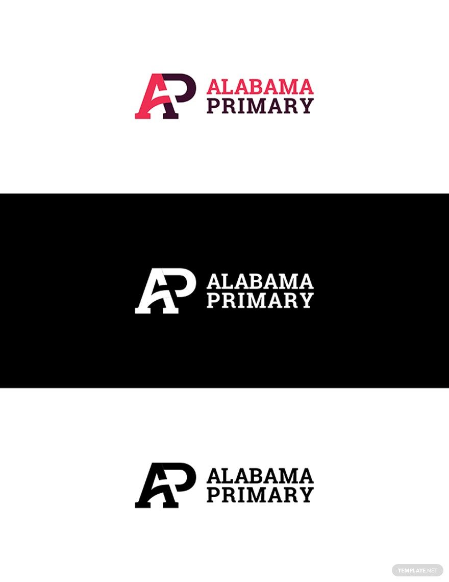 Free Alabama Primary Logo Template