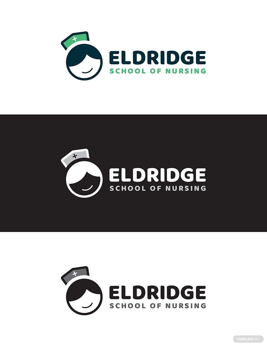 Eldridge School of Nursing Logo Template