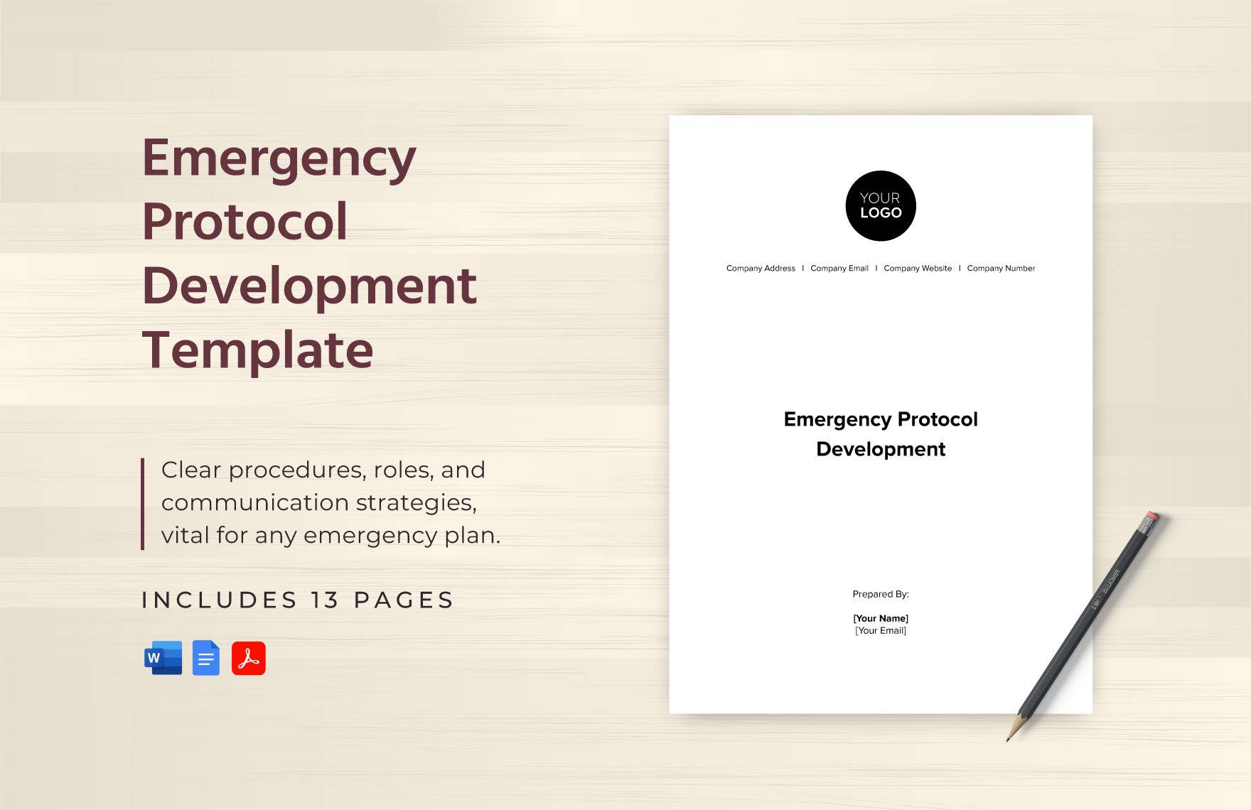 Emergency Protocol Development Template