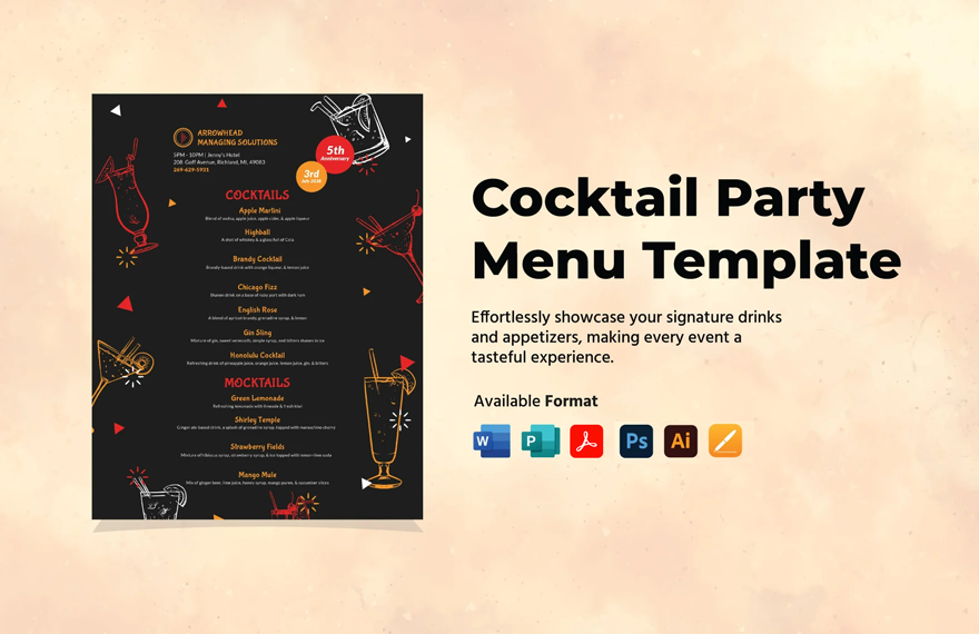 Blank Food Menu Template - Download In Word, Google Docs, Google Docs 