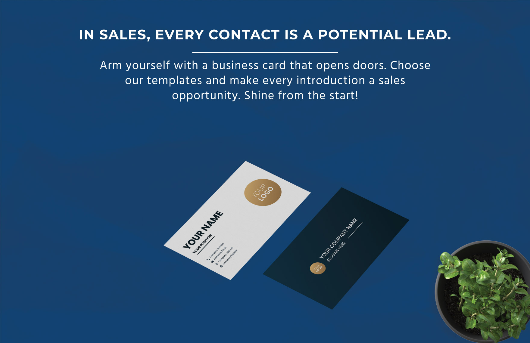 Sales Data Analyst Business Card Template