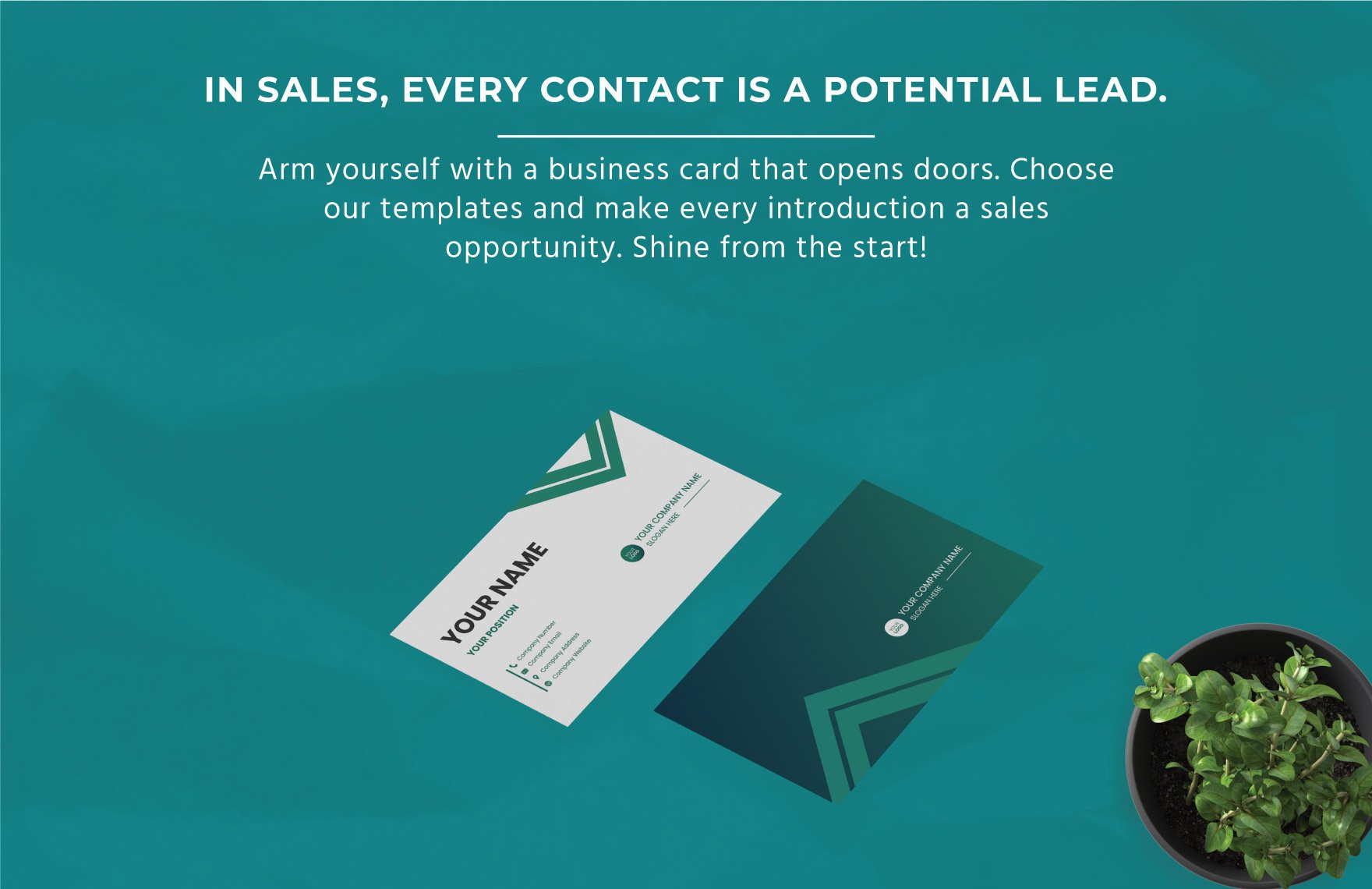 Sales Negotiator Business Card Template