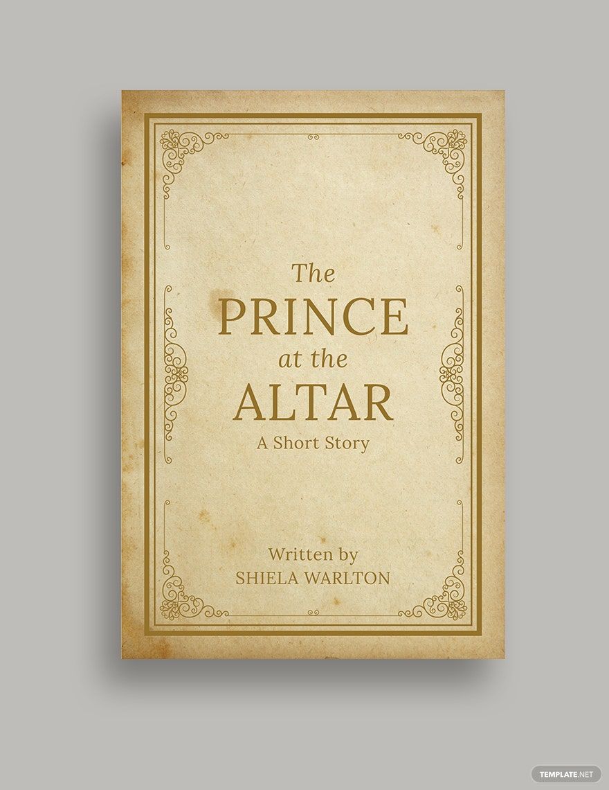 Vintage Book Cover Template