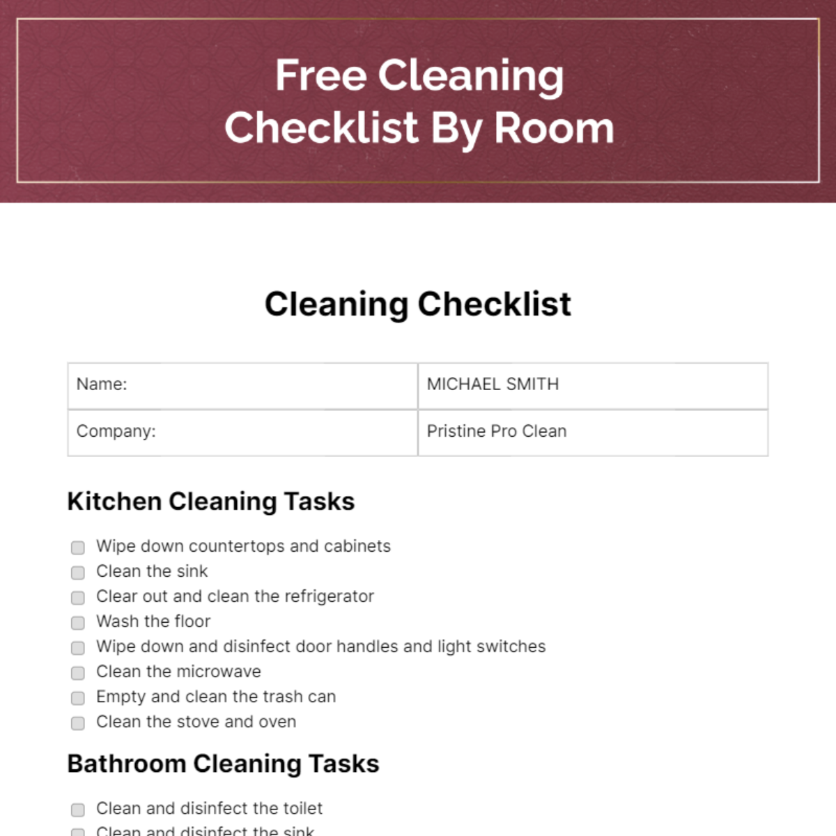 Essential House Cleaning Checklist for Smart Housekeepers