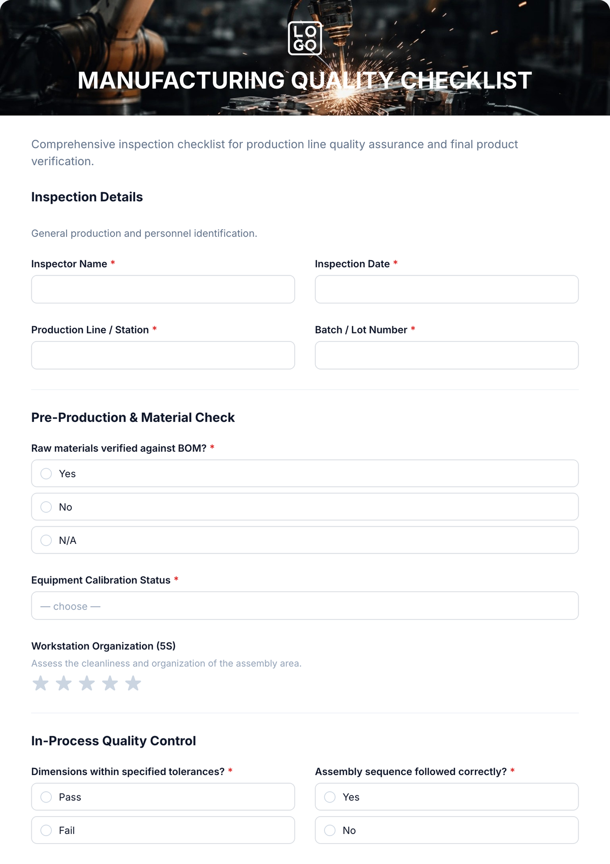 Free Paint Quality Checklist Template To Edit Online