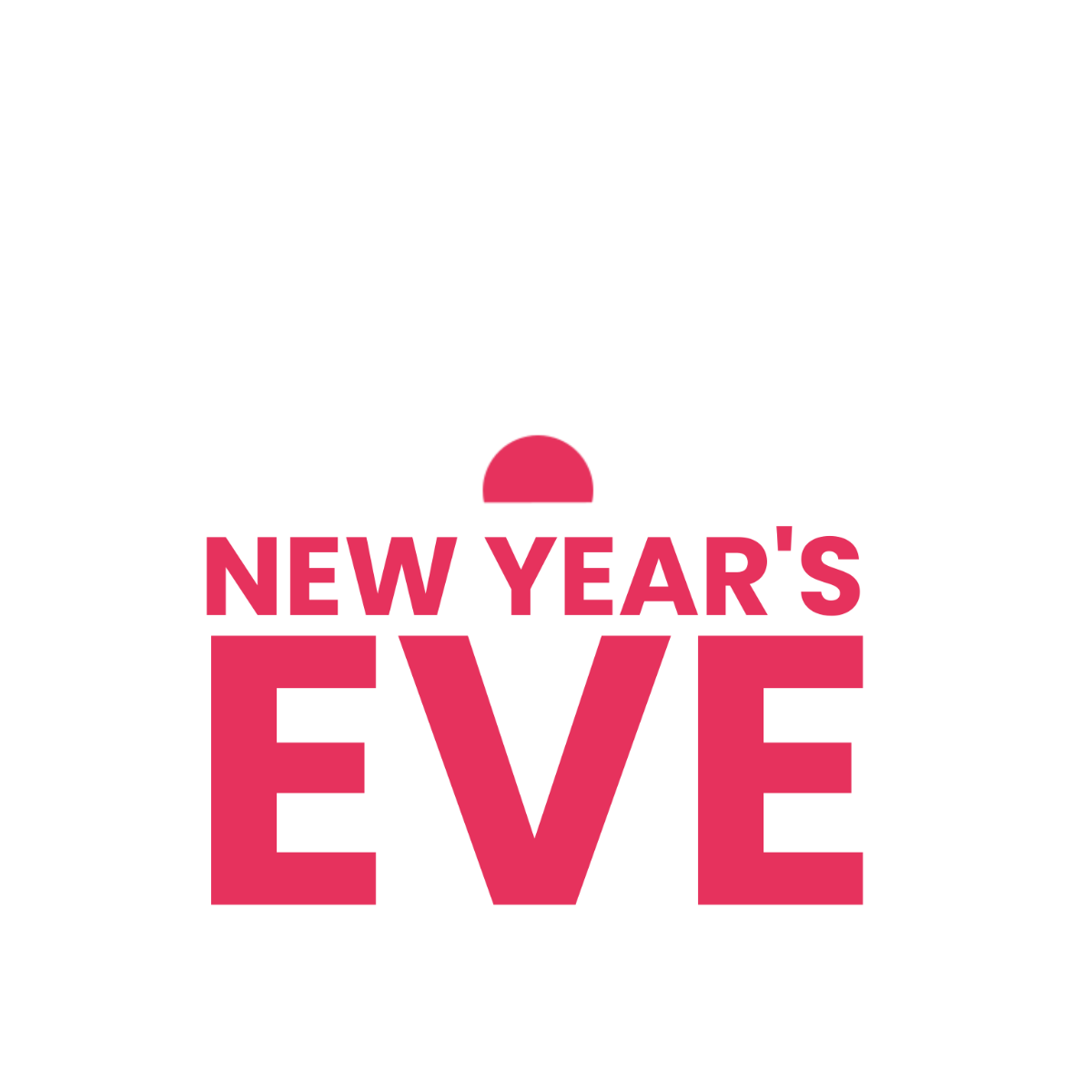 Free New Year's Eve Fireworks Clipart Template